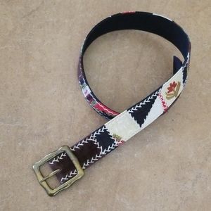 Y2K Lucky Brand Brown Patchwork Belt